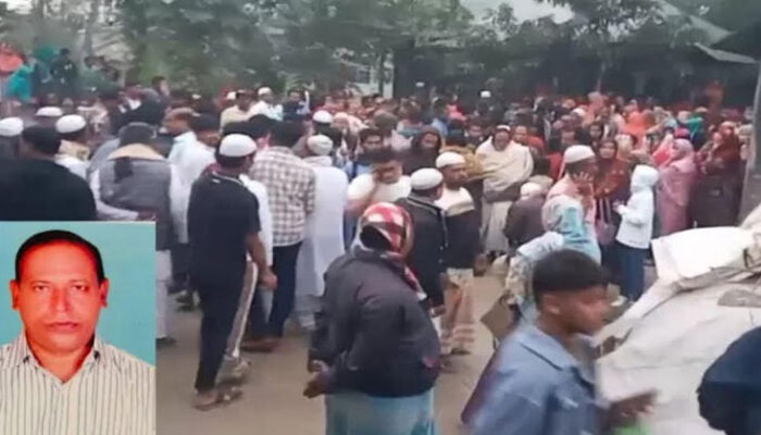 মায়ের জানাযায় মৃ ত্যু র কোলে ঢলে পড়লেন ছেলে
