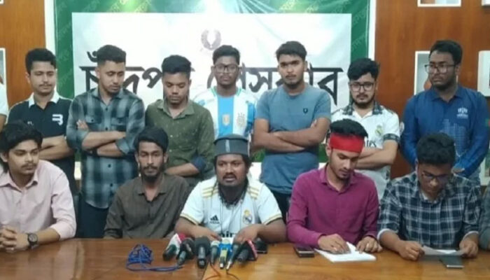 চাঁদপুরে বৈষম্যবিরোধী ছাত্র অন্দোলন কমিটির ১৬০ জনের পদত্যাগ