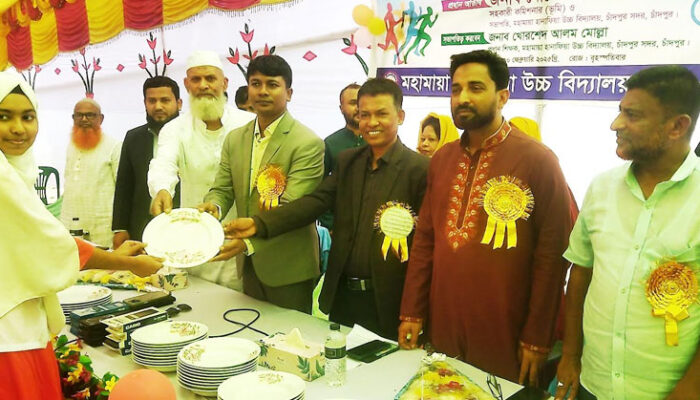 মহামায়া হানাফিয়া উচ্চ বিদ্যালয়ে বার্ষিক ক্রীড়া প্রতিযোগিতার পুরষ্কার বিতরণ অনুষ্ঠিত