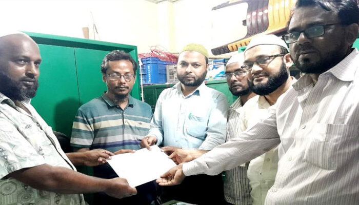 মহামায়া বাজার ব্যবসায়ী সমবায় সমিতিকে সমবায় নিবন্ধন প্রদান