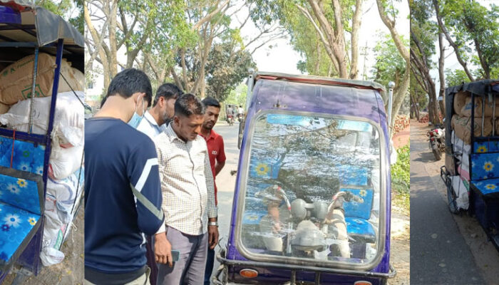 হাজীগঞ্জে ৪’শ কেজি পলিথিন জব্দ : ৩০ হাজার টাকা জরিমানা