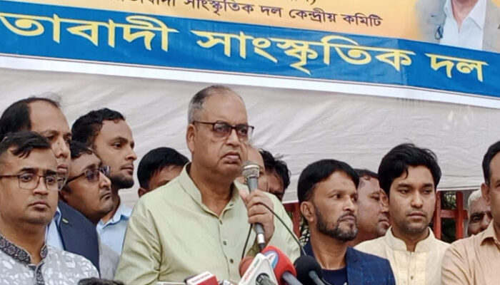 দেশকে স্থিতিশীল করতে হলে নির্বাচনের বিকল্প নাই : শামসুজ্জামান দুদু