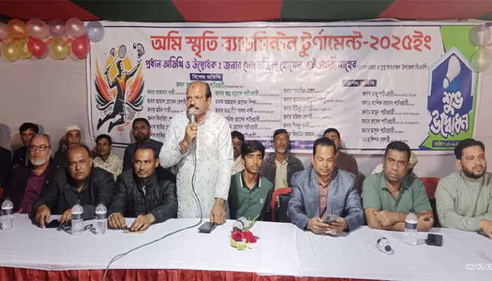 যুব সমাজকে রক্ষা করতে খেলাধুলার বিকল্প নেই : সাবেক মেয়র মঞ্জিল হোসেন 