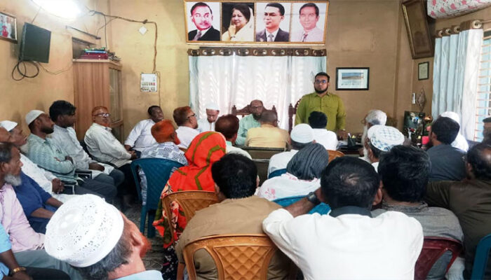 শাহমাহমুদপুরে বিএনপি’র সম্মেলন বাস্তবায়নকল্পে প্রস্তুতিমূলক সভা