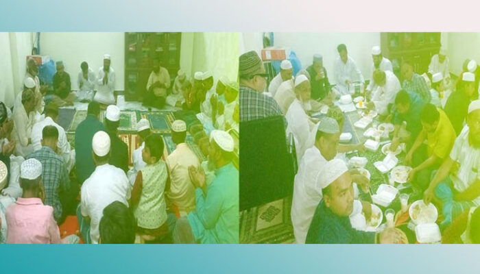 রোজ প্যাটেল-২-এ কোরআন খতম মিলাদ দোয়া ও ইফতার মাহফিল সম্পন্ন