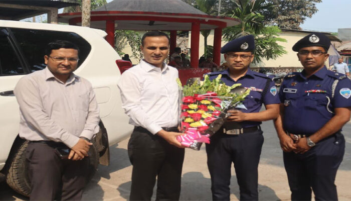 কচুয়া থানা পরিদর্শনে চাঁদপুর জেলা প্রশাসক