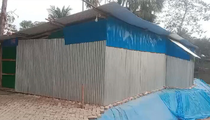 সোনাপুর মধ্যপাড়া বায়তুল মামুর জামে মসজিদের নির্মাণ কাজের ভিত্তিপ্রস্তর স্থাপন