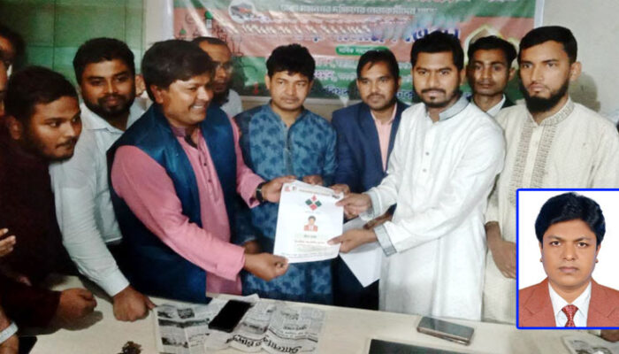 চাঁদপুর-৩ আসনে মনোনয়ন প্রত্যাশী সাংবাদিক মো. জাকির হোসেন