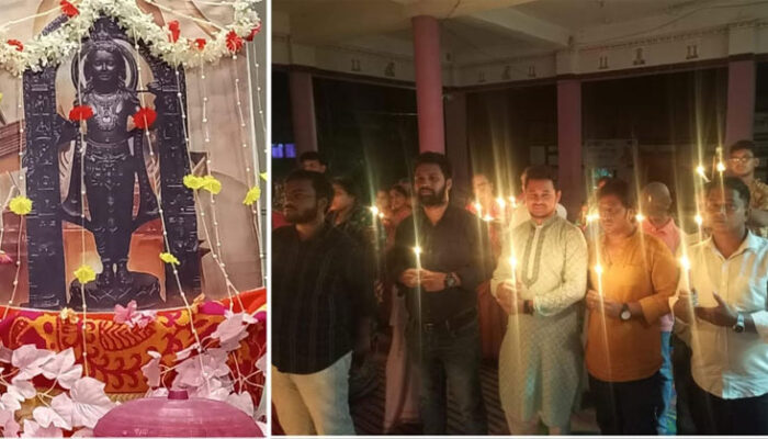 চাঁদপুরে শত বছরের প্রাচীণ বিষ্ণু মন্দিরে রাম নবমী পালিত