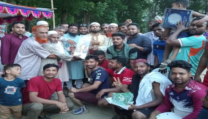 কচুয়ায় আলোর দিশারী সমাজসেবা সংগঠনের উদ্যোগে ফুটবল টুর্নামেন্ট