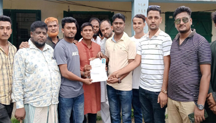 কচুয়া ছাত্রদল নেতা ইমাম হাসানের মনোনয়ন পত্র দাখিল