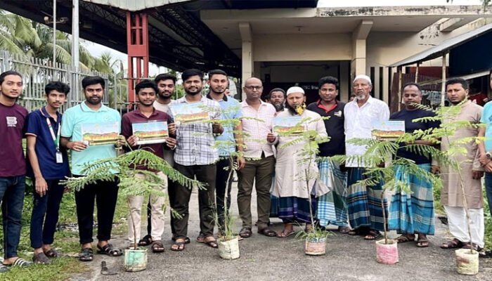 চাঁদপুরে স্বেচ্ছাসেবী সংগঠন প্রভাতের বৃক্ষরোপণ কর্মসূচি শুরু
