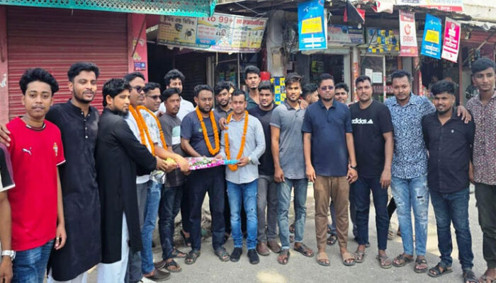কচুয়ায় গোহট উত্তর ইউনিয়নে দুই প্রবাসী নেতাকে সংবর্ধনা