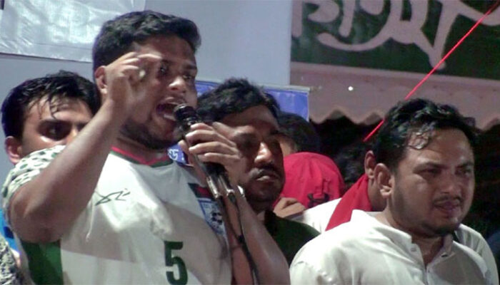যারা মামলা বাণিজ্য ও চাঁদাবাজি করছে, তাদের দিন ফুরিয়ে আসছে: হাসনাত