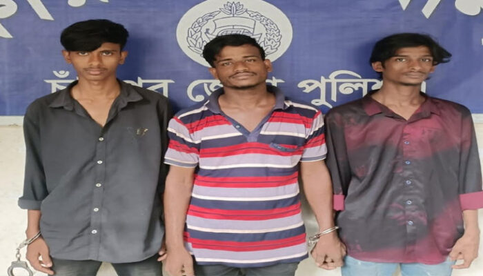 ফরিদগঞ্জে চোরাইকৃত অটোরিকশাসহ তিন চোর গ্রেফতার