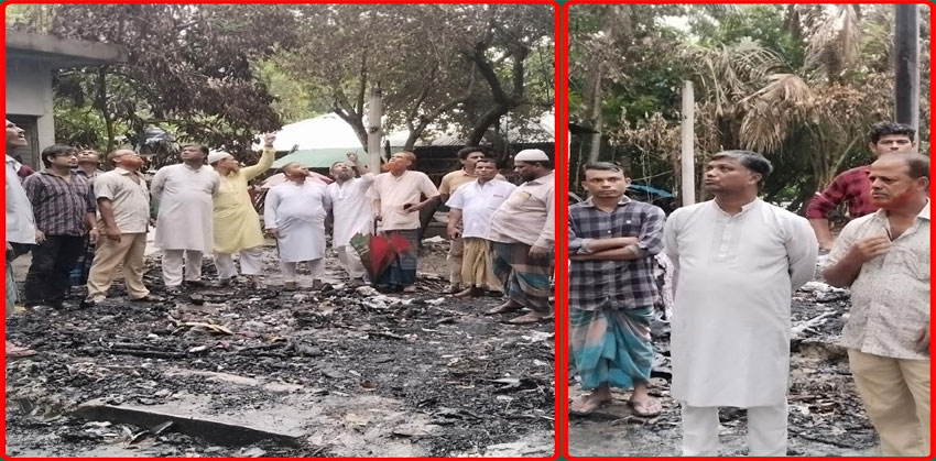 শাহরাস্তিতে অগ্নিকাণ্ডে ক্ষতিগ্রস্ত পরিবারকে সহায়তা দিলেন ফারুক মিয়াজি