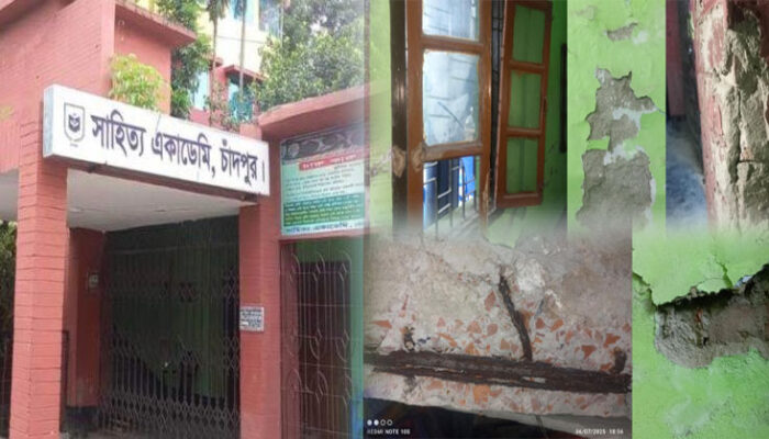 ৩ যুগের জরাজীর্ণ ভবনে চলছে সাহিত্য একাডেমির কার্যক্রম