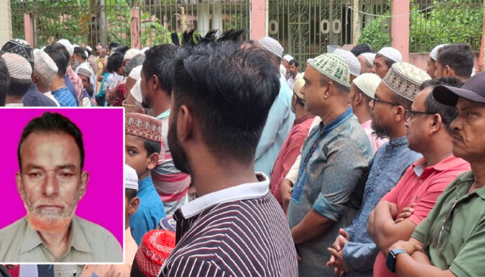 শাহরাস্তিতে প্রবীণ সাংবাদিক সবুজের জানাজা ও দাফন সম্পন্ন