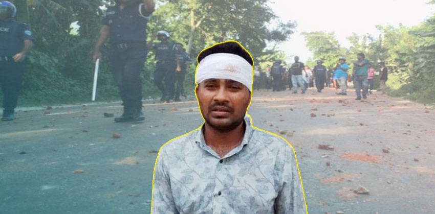 কারাগারের শিকল ভেঙে রাজপথে, হাজীগঞ্জে ছাত্রনেতা শাখাওয়াত সরকারের লড়াই