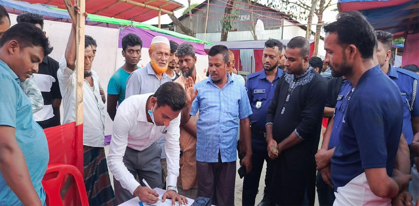 মতলব উত্তরে অবৈধ মেলা বন্ধ ও অর্থদণ্ড প্রদান
