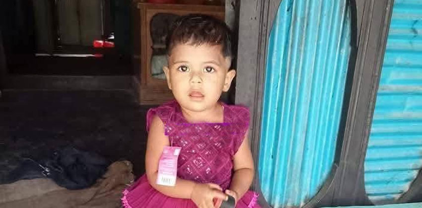 তাসনুহাকে গলা টিপে হত্যার অভিযোগ, চাচা–চাচি আটক