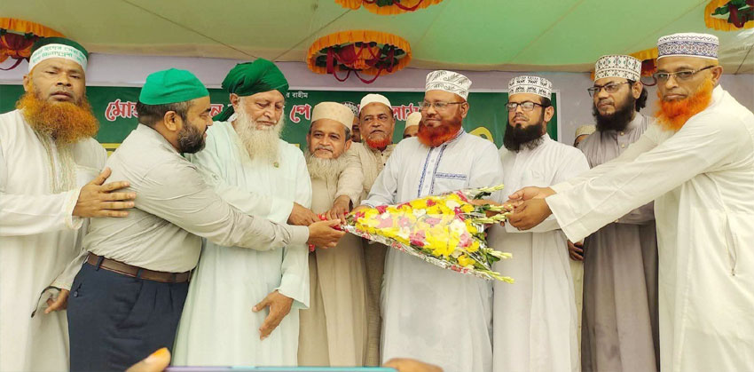 আহলে সুন্নাত ওয়াল জামাআতের কেন্দ্রীয় যুগ্ম মহাসচিবকে সংবর্ধনা