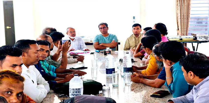চাঁদপুর টেলিভিশন সাংবাদিকদের সাথে জেলা বিএনপি সভাপতির মতবিনিময়