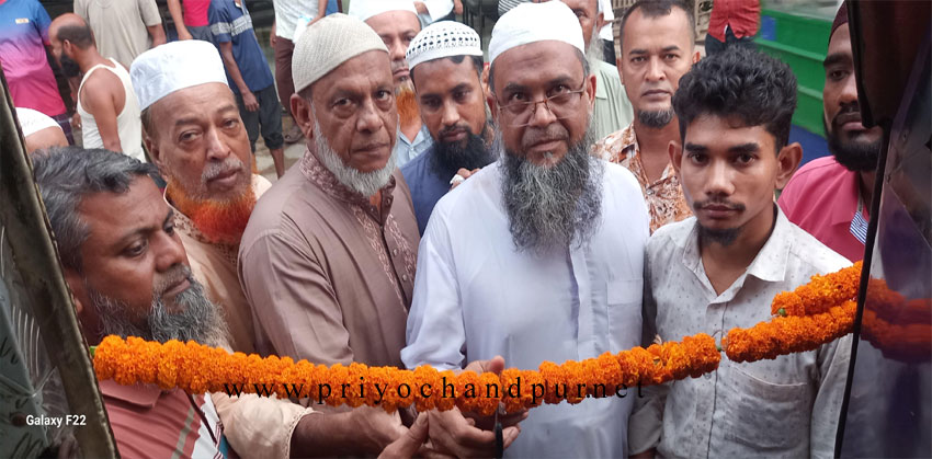 চাঁদপুর-ময়মনসিংহ রুটে নতুন বাস সার্ভিসের শুভ উদ্বোধন