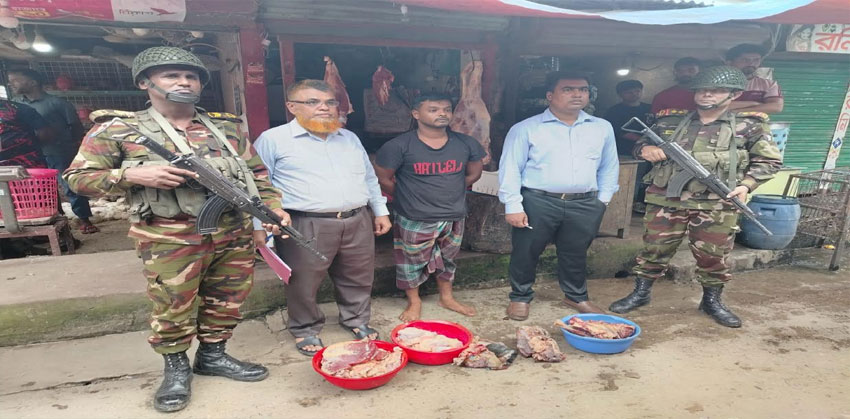 মতলব দক্ষিণে ভোক্তা অধিকারের অভিযানে ৮ ব্যবসা প্রতিষ্ঠানকে জরিমানা