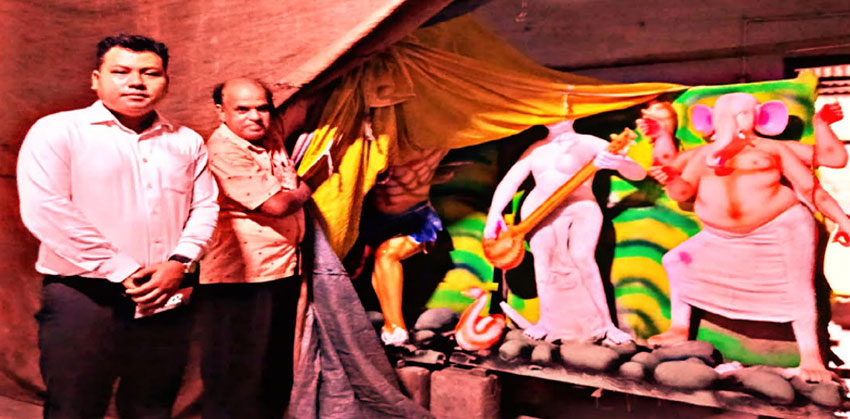 শাহরাস্তিতে সুষ্ঠু ও শান্তিপূর্ণ দুর্গাপূজা নিশ্চিতে প্রশাসনের মন্ডপ পরিদর্শন