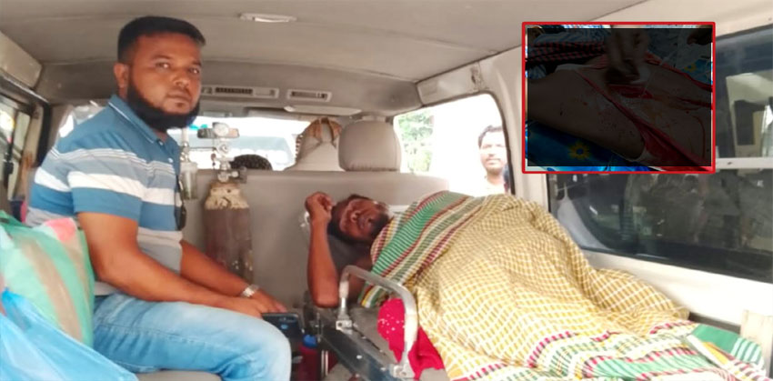পুরানবাজারে ফুটবল খেলাকে কেন্দ্র করে যুবককে কুপিয়ে জখম