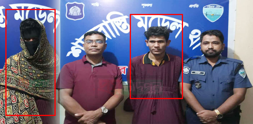 শাহরাস্তিতে বোরখা পরে পালাতে গিয়ে জাহিদুল ধরা পড়লো পুলিশের হাতে!