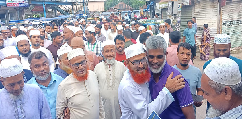 জনগণ নয়, এমপি হাঁটবে জনগণের পিছনে জামায়াত নেতা এড. শাহজাহান মিয়া