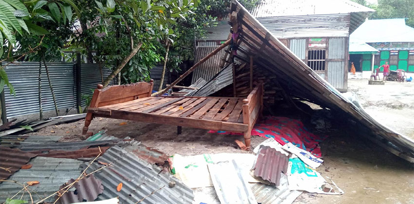কচুয়ায় জমিজমা বিরোধের জের ধরে হামলা ও বাড়িঘর ভাঙচুরের অভিযোগ