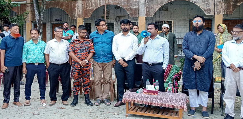 কচুয়ায় আন্তর্জাতিক দুর্যোগ প্রশমন দিবস উদযাপন