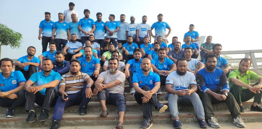 শাহরাস্তি ওয়াকওয়েতে হাজীগঞ্জ হেলথ ক্লাবের বর্ণাঢ্য মিলনমেলা