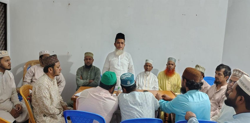চাঁদপুর-৩ আসনে মোমবাতি মার্কার প্রার্থীর নির্বাচন পরিচালনা কমিটির সভা