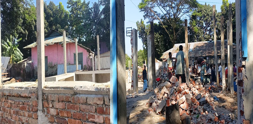 মতলব উত্তরে আইসিডিডিআরবি’র জমি দখলমুক্ত