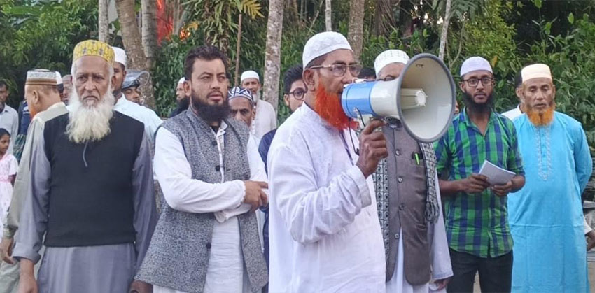 ফরিদগঞ্জ কেরোয়া গনসংযোগে দাঁড়িপাল্লার প্রার্থী মাও: বিল্লাল হোসাইন মিয়াজী