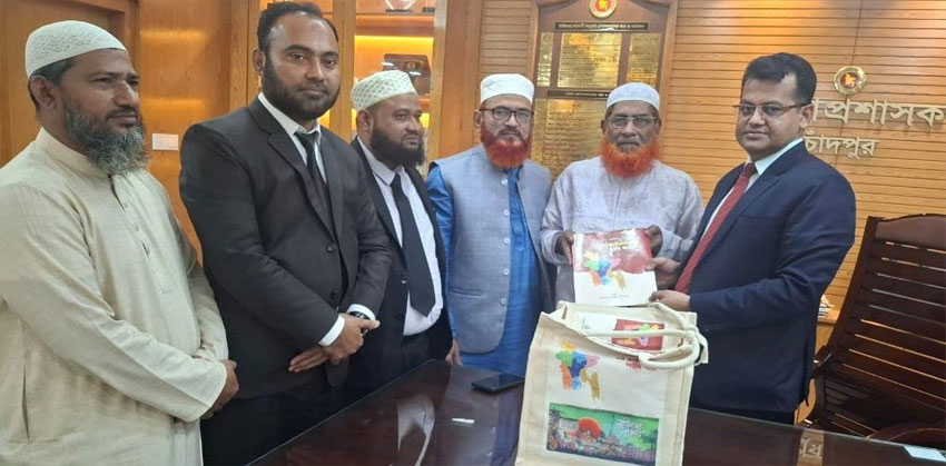 চাঁদপুর জেলা প্রশাসকের সাথে জামায়াত নেতৃবৃন্দের সৌজন্য সাক্ষাৎ