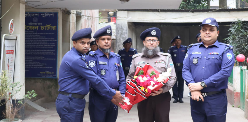 চাঁদপুরের নবাগত পুলিশ সুপারের ফরিদগঞ্জ থানায় আকস্মিক পরিদর্শন