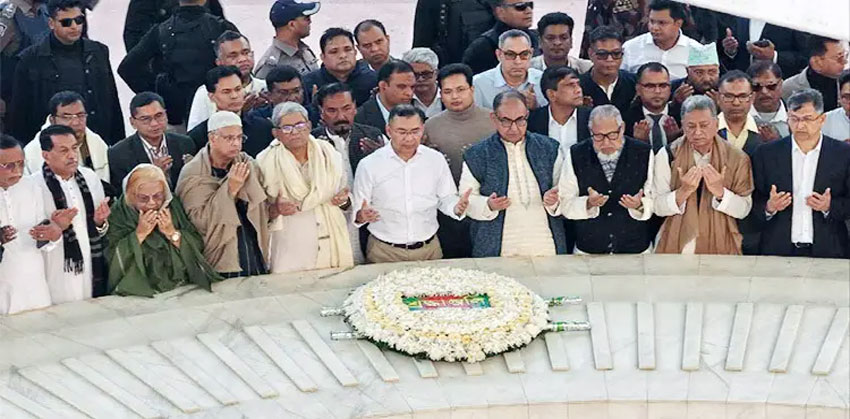 শহীদ জিয়াউর রহমানের সমাধিতে তারেক রহমানের শ্রদ্ধা