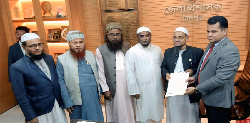 চাঁদপুর-৩ আসনে মনোনয়নপত্র জমা দিলেন শেখ মোহাম্মদ জয়নাল আবেদীন