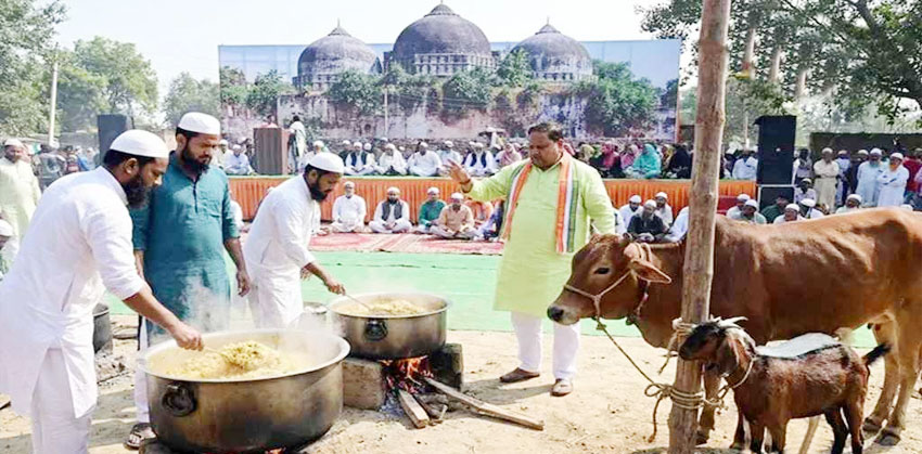 নতুন করে ‘বাবরি মসজিদ’ নির্মাণে ৬০ হাজার মানুষের জন্য শাহি বিরিয়ানি রান্না