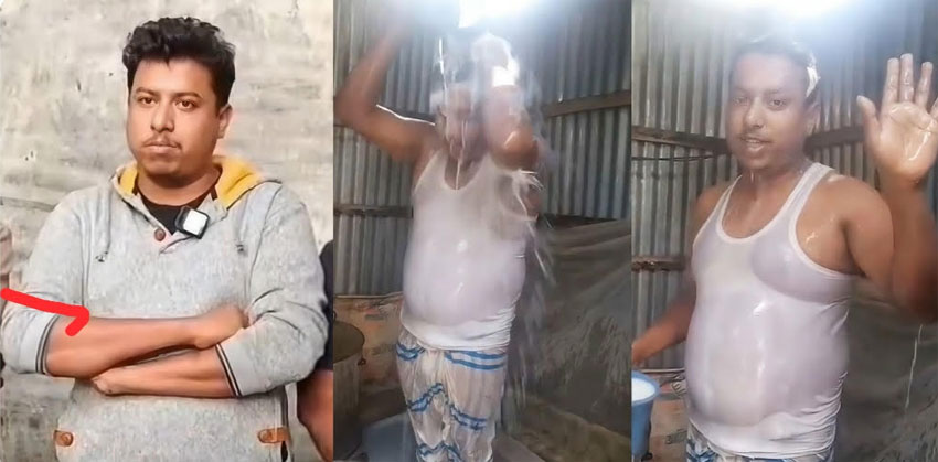 দুধ দিয়ে গোসল করে রাজনীতি থেকে সরে দাঁড়ানোর পর সেই যুবদল কর্মীর ইউ-টার্ন