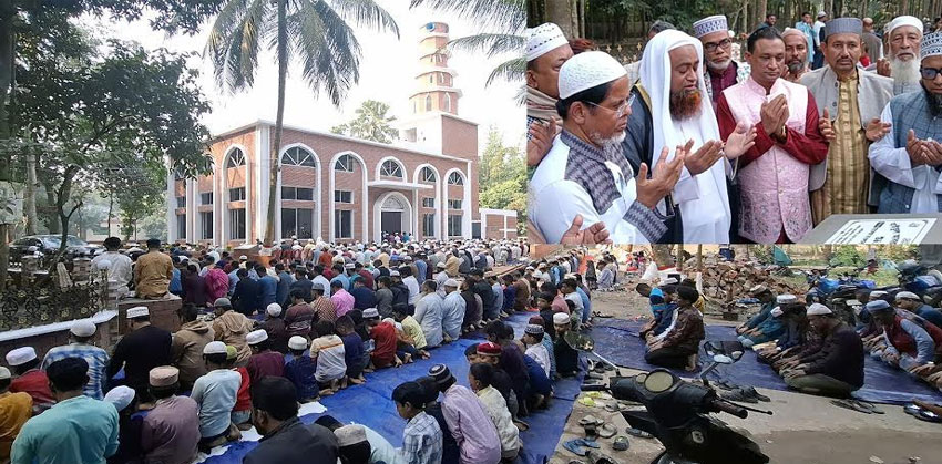 বায়তুল মোকাররমের ইমামের ইমামতিতে ফরিদগঞ্জে বাইতুল আবরার মসজিদের উদ্বোধন