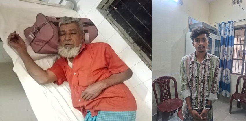 ফরিদগঞ্জে চাঁদার টাকা না পেয়ে বৃদ্ধ দোকানদারকে ছুরিকাঘাত, অভিযুক্ত আটক