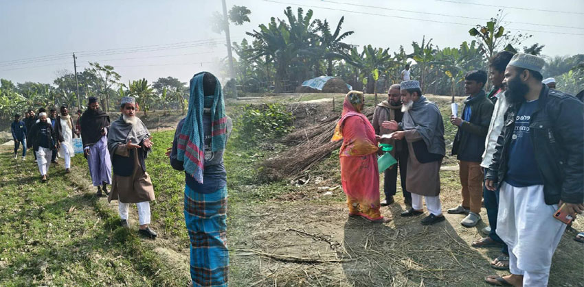 মোমবাতি মার্কায় ভোট দিলে চরের মানুষের জীবনযাত্রার উন্নয়ন হবে : আহসান উল্লাহ