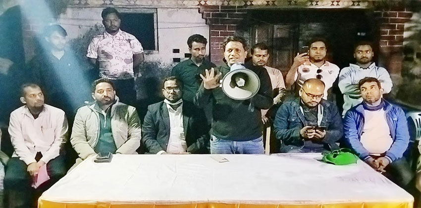 শাহমাহমুদপুরের ভড়ঙ্গারচরে ধানের শীষের পক্ষে উঠান বৈঠক অনুষ্ঠিত