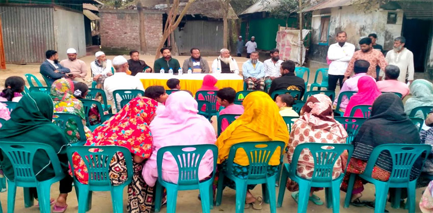 সৌদি প্রবাসী ইউসুফ গাজীর উদ্যোগে শাহমাহমুদপুরে ধানের শীষের উঠান বৈঠক